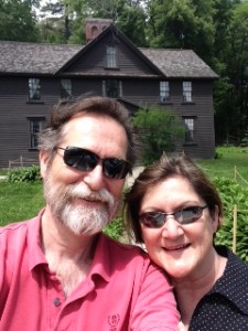 Me and Dolores at Orchard House, Concord, Mass.